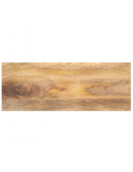 Piano per Tavolo 70x30x2,5 cm Rettangolare Legno Massello Mango
