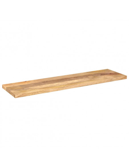 Piano per Tavolo 110x20x2,5 Rettangolare Legno Massello Mango