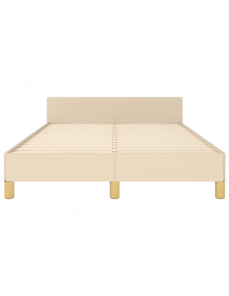 Giroletto con Testiera Crema 120x190 cm in Tessuto