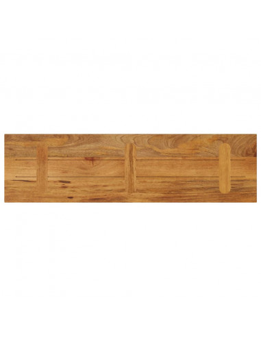 Piano per Tavolo 100x20x2,5 Rettangolare Legno Massello Mango