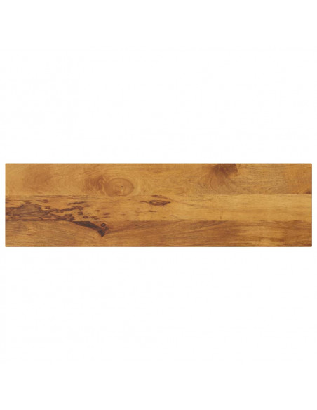 Piano per Tavolo 120x20x2,5 Rettangolare Legno Massello Mango