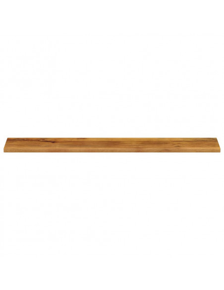 Piano per Tavolo 140x40x2,5cm Rettangolare Legno Massello Mango