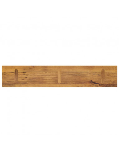 Piano per Tavolo 160x40x3,8cm Rettangolare Legno Massello Mango