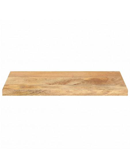 Piano per Tavolo 40x20x3,8 cm Rettangolare Legno Massello Mango