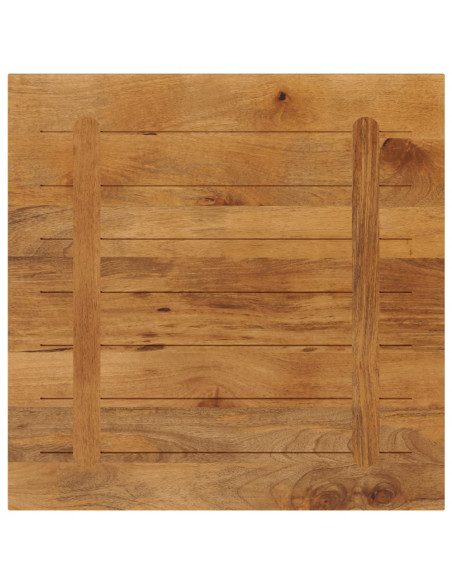 Piano per Tavolo 80x80x2,5 cm Quadrato Legno Massello di Pino