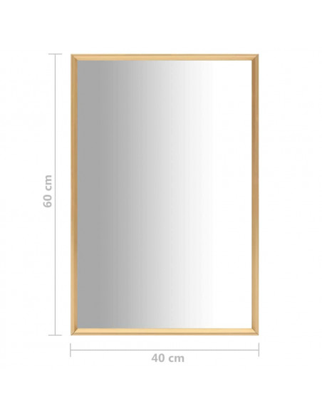 Specchio Oro 60x40 cm