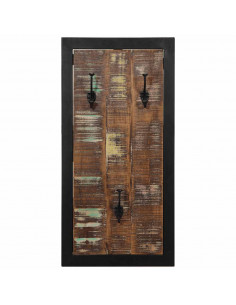 Appendiabiti Multicolore 40x2x80 cm in Legno Massello Recupero 2