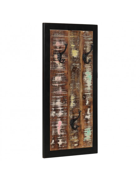 Appendiabiti Multicolore 40x2x80 cm in Legno Massello Recupero