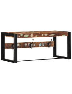 Appendiabiti Multicolore 80x35x35 cm in Legno Massello Recupero