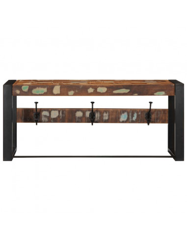 Appendiabiti Multicolore 80x35x35 cm in Legno Massello Recupero