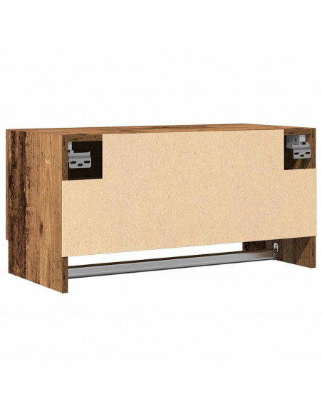 Armadio Legno Vecchio 70x32,5x35 cm in Legno Multistrato