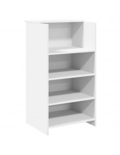 Banco Reception Bianco 55x50x103,5 cm in Legno Multistrato