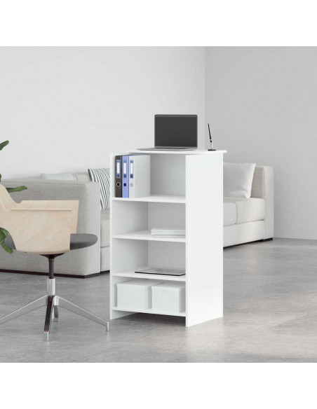 Banco Reception Bianco 55x50x103,5 cm in Legno Multistrato