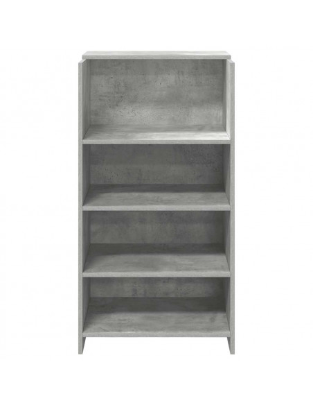 Banco Reception Grigio Cemento 55x50x103,5 cm Legno Multistrato
