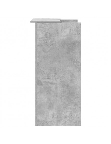 Banco Reception Grigio Cemento 55x50x103,5 cm Legno Multistrato