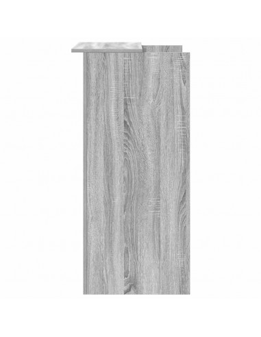 Banco Reception Grigio Sonoma 55x50x103,5 cm Legno Multistrato
