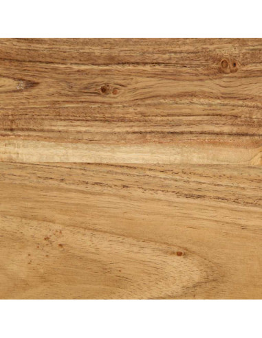 Comodino 50x27x50 cm in Legno Massello di Acacia