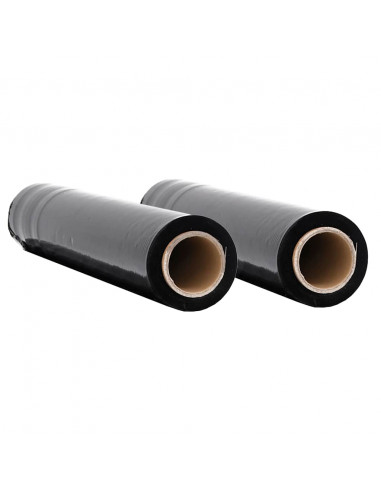 Film Estensibile 2 pz Nero 17 μm 50 cm x 150 m