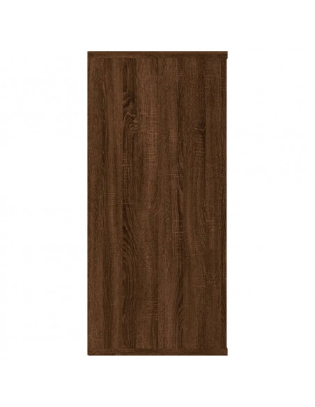 Libreria/Credenza Rovere Marrone 66x30x98 cm Legno Multistrato