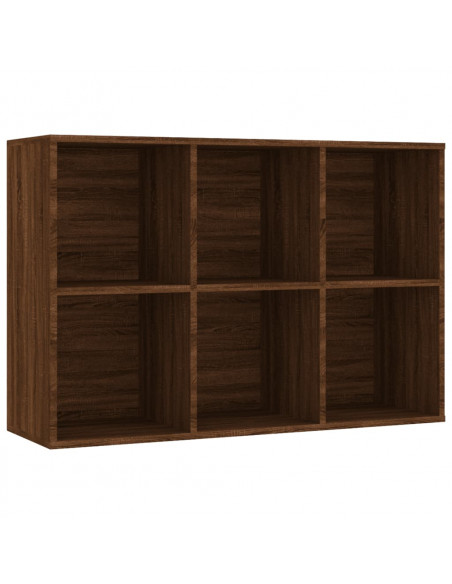 Libreria/Credenza Rovere Marrone 66x30x98 cm Legno Multistrato