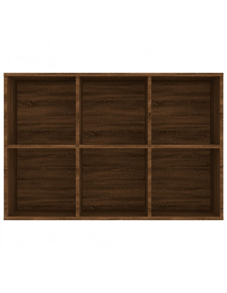 Libreria/Credenza Rovere Marrone 66x30x98 cm Legno Multistrato