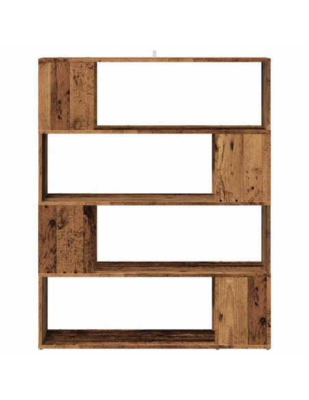 Libreria/Divisorio in Legno Vecchio 100x24x124,5 cm