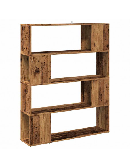 Libreria/Divisorio in Legno Vecchio 100x24x124,5 cm