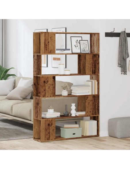Libreria/Divisorio in Legno Vecchio 100x24x155 cm
