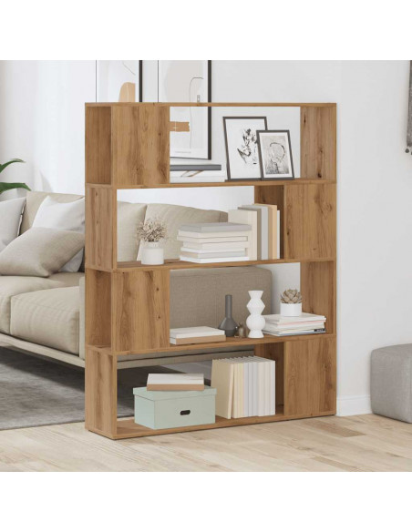 Libreria/Divisorio in Rovere Artigianale 100x24x124,5 cm
