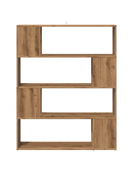 Libreria/Divisorio in Rovere Artigianale 100x24x124,5 cm
