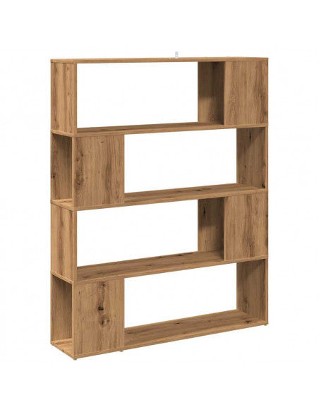 Libreria/Divisorio in Rovere Artigianale 100x24x124,5 cm