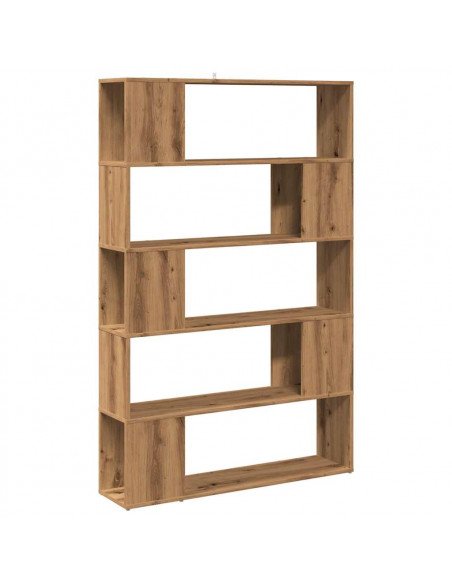 Libreria/Divisorio in Rovere Artigianale 100x24x155 cm
