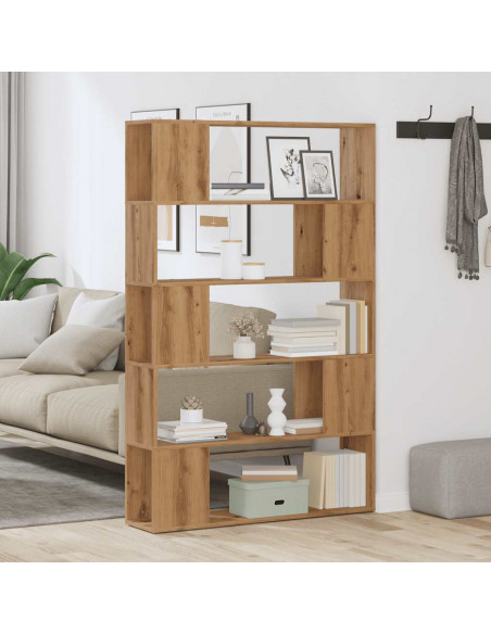 Libreria/Divisorio in Rovere Artigianale 100x24x155 cm
