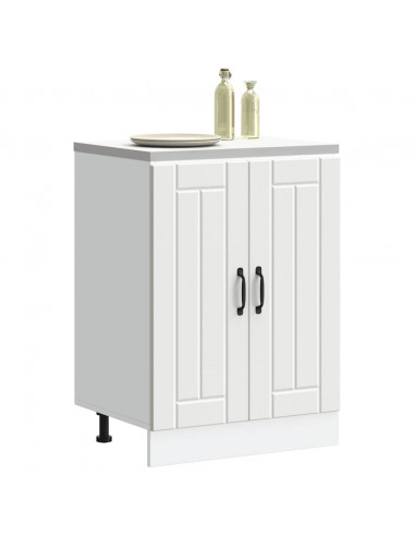 Mobile Base Lavello Lucca Bianco in Legno Multistrato