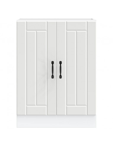 Mobile Base Lavello Lucca Bianco in Legno Multistrato