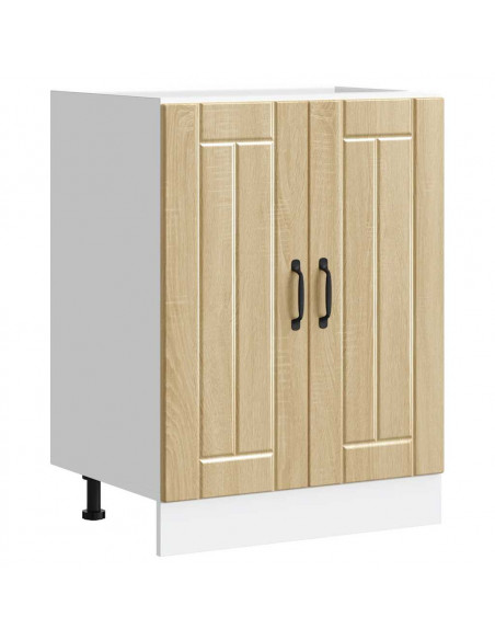 Mobile Base Lavello Lucca Rovere Sonoma in Legno Multistrato