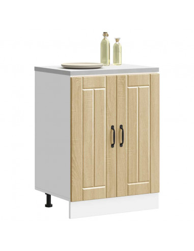 Mobile Base Lavello Lucca Rovere Sonoma in Legno Multistrato