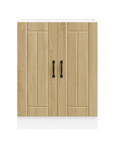 Mobile Base Lavello Lucca Rovere Sonoma in Legno Multistrato