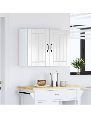 Pensile da Cucina Lucca Bianco Lucido in Legno Multistrato