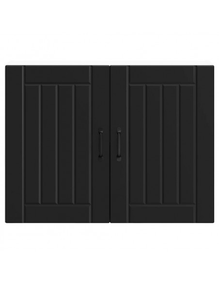 Pensile da Cucina Lucca Nero in Legno Multistrato