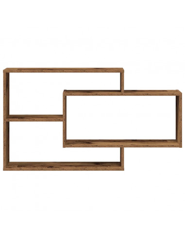Scaffale a Parete Legno Antico 104x20x58,5 cm in Truciolato