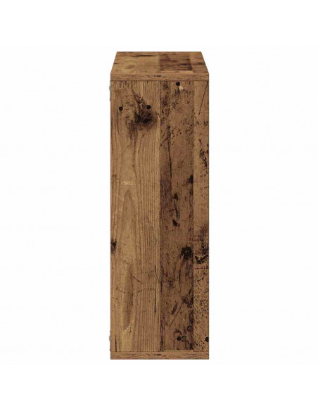 Scaffale a Parete Legno Antico 104x20x58,5 cm in Truciolato
