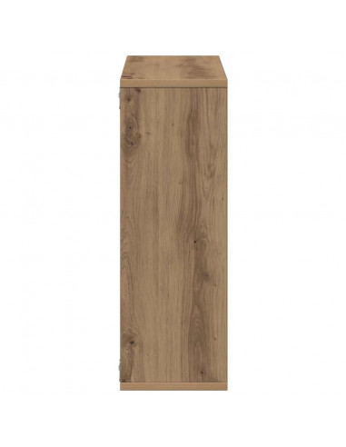 Scaffale a Parete Rovere Artigianale 104x20x58,5 cm Truciolato