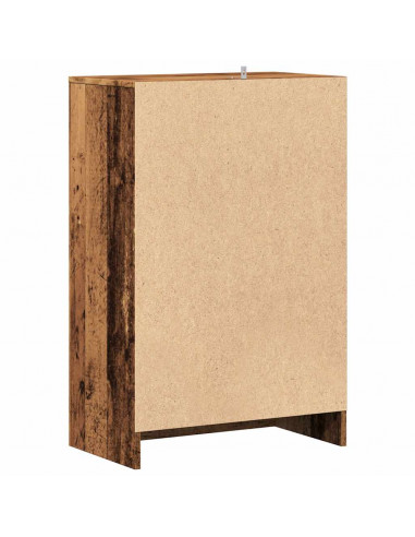 Scarpiera Legno Antico 60x35x92 cm in Legno Multistrato