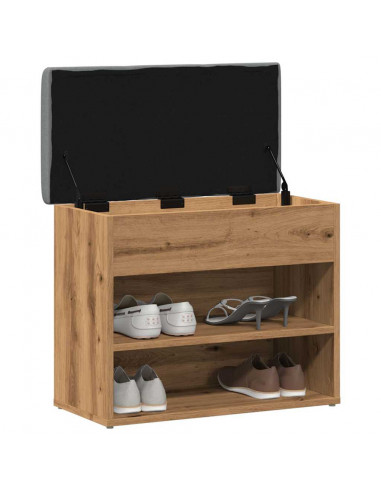 Scarpiera Rovere Artigianale 62x32x50 cm in Legno Multistrato