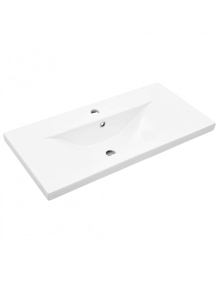 Set Mobili da Bagno 3 pz Grigio Cemento in Legno Multistrato