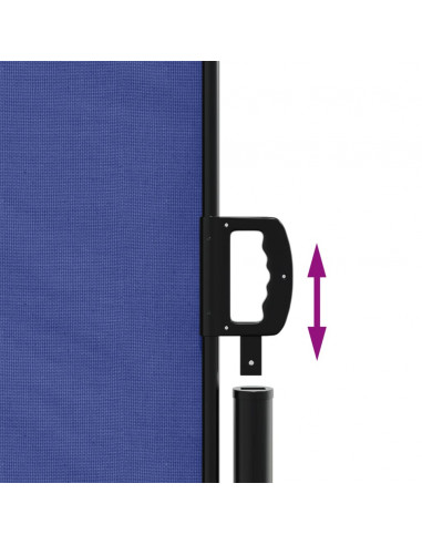 Tenda da Sole Laterale Retrattile Blu 220x600 cm