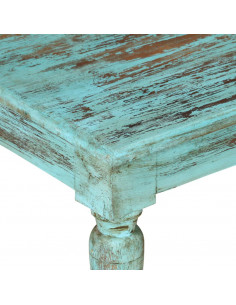 Tavolino da Salotto 110x50x34 cm in Legno Massello di Recupero