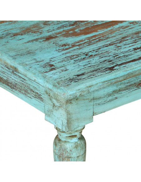Tavolino da Salotto 110x50x34 cm in Legno Massello di Recupero