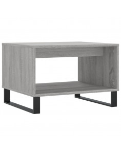 Tavolino da Salotto Grigio Sonoma 60x50x40 cm Legno Multistrato